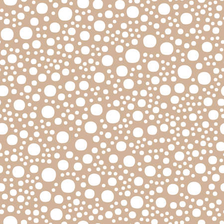 Seamless pattern of white snow on a craft backgroundのイラスト素材