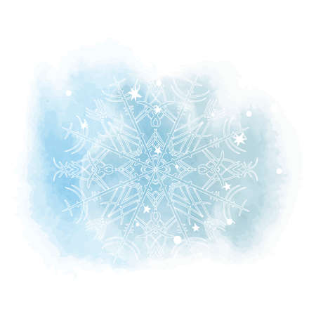 Beautiful abstract template with blue set gentle winter backgrounds on light background. Vector...