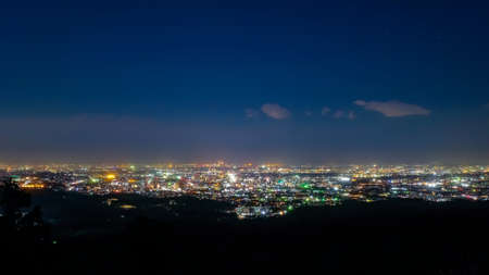Night View See from Mt. Takao's Observeryの写真素材