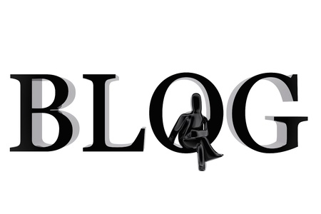 Blog iconの写真素材