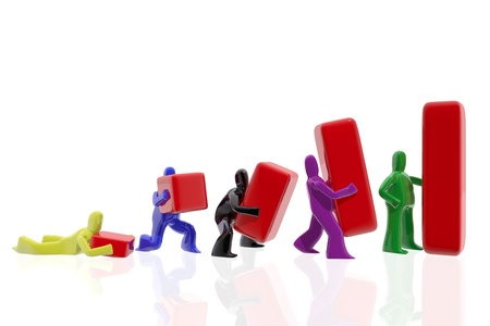 Team building profitsの写真素材