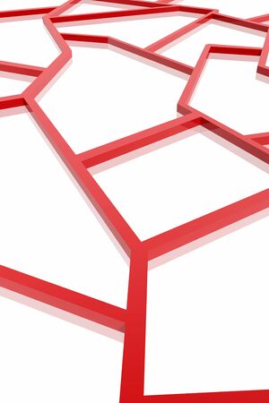 Abstract composition with cross linesの写真素材