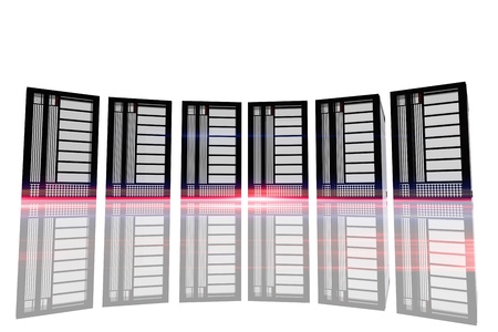 Multiple computer servers