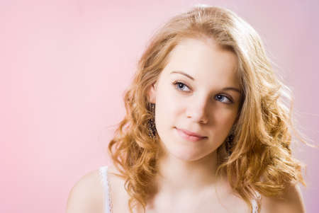 Beautiful girl Teen of sixteen