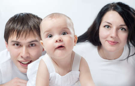 young family with baby