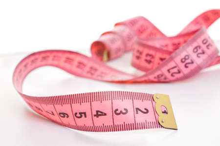measuring tape  on a white background