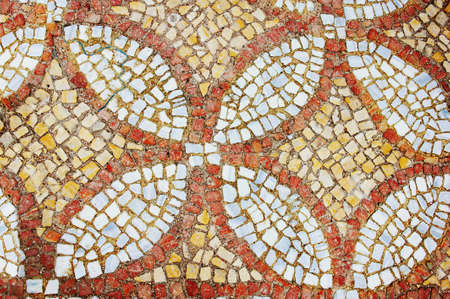 mosaic floor fragment Chersoneseの写真素材