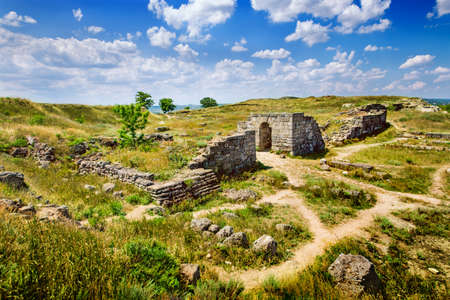 Panticapaeum ancient ruins of Kerch, Ukraineの写真素材