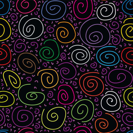 seamless texture with swirls, illustrationのイラスト素材
