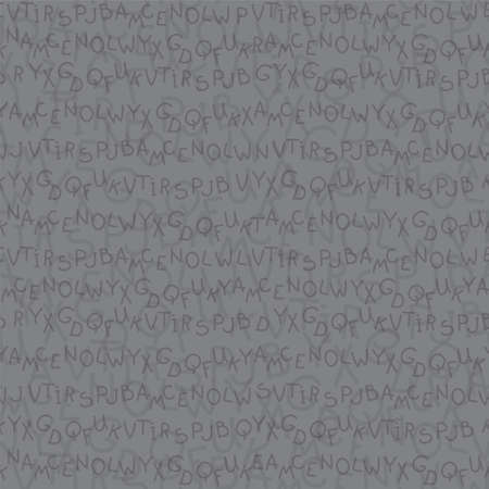 The letters of the Latin alphabet. seamless textureのイラスト素材