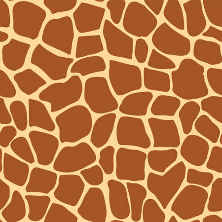 Giraffe vector seamless pattern textureのイラスト素材