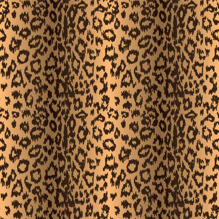 seamless leopard background, vector illustrationのイラスト素材