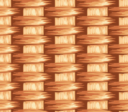 surface of a wicker basket seamless textureのイラスト素材