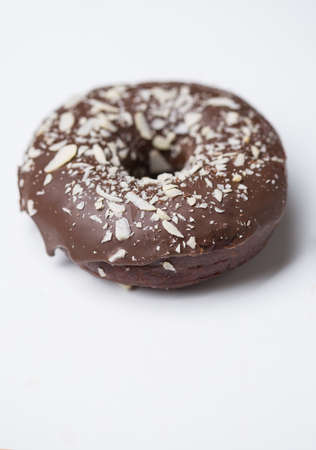 Bright fresh donut on the tableの写真素材