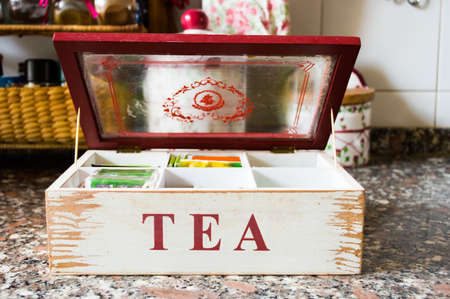 Tea Time in the Kitchenの写真素材