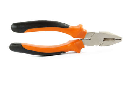 steel pliers isolated on white background