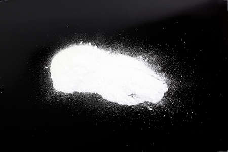 heroin on a black backgroundの写真素材