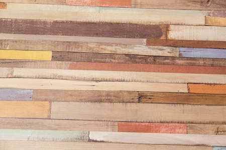 colored wooden planks backgroundの写真素材