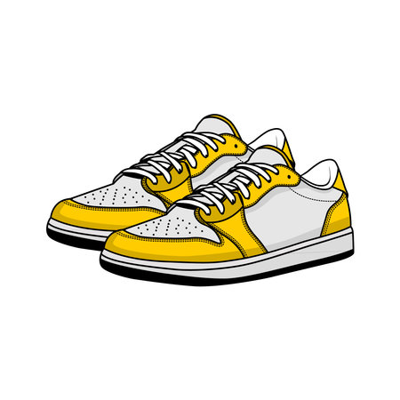 Shoes Sneaker Footwear_Vector And Illustrationのイラスト素材