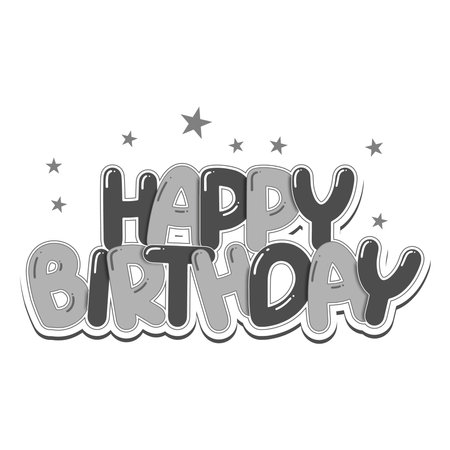 Happy Birthday Vector Image And Illustrationのイラスト素材