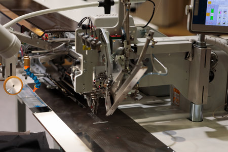 Industrial pocket sewing unit for production of rectangular piped pockets, flap and welt pockets....