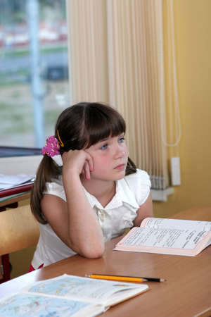 Schoolgirl. Lesson 