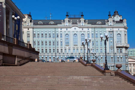 Moscow, Russia - April 11, 2017: The administrative building of the Bolshoi Theatre with rehearsal halls in the center of Moscowのeditorial素材