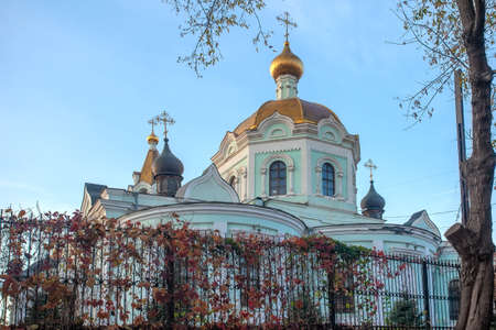 Orthodox church of Saint Nicholas the Wonderworker on three mountains in Presnensky district of...