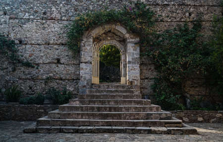 The Ancient Ruins of Mistras in Greeceの写真素材