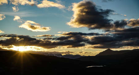 Skibotn Valley, Norwayの写真素材