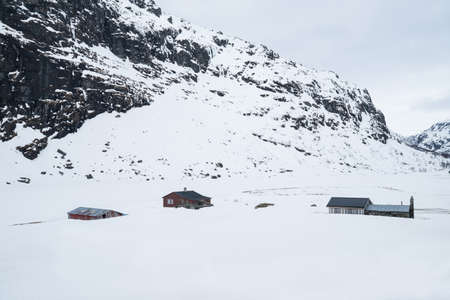 Area of the Aurlandsdalen Valleyの写真素材