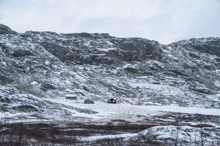 Roads in south of Norwayの写真素材