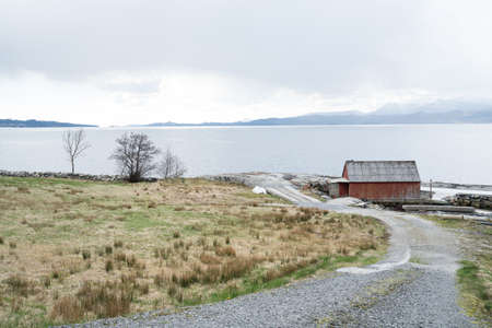 Roads in south of Norwayの写真素材