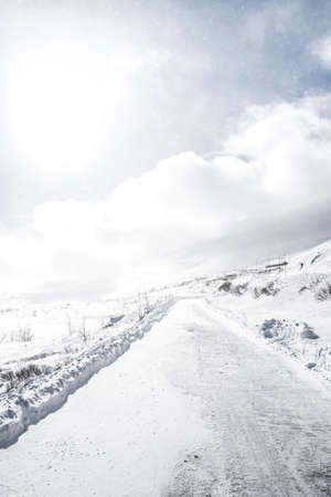 Winter in the East of Norwayの写真素材