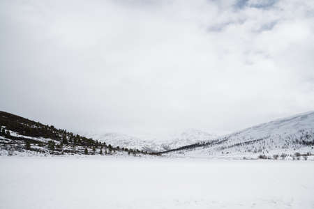 Mountain Area near Galdhøpiggen in Norwayの写真素材