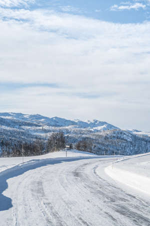 Roads in the south of Norwayの写真素材