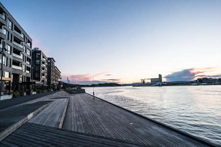 Sørenge City Area in Oslo, Norwayのeditorial素材