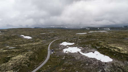 The Hardangervidda Mountain Area in Norwayの写真素材