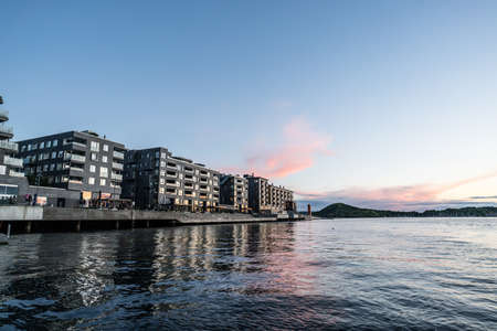 Sørenge City Area in Oslo, Norwayのeditorial素材