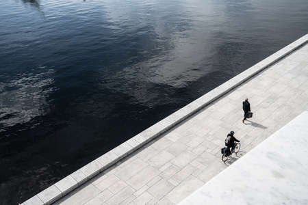 Architecture in Oslo Capitol of Norwayの写真素材
