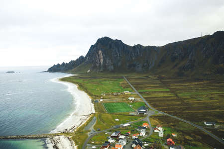 Nature at The Andoya Island in North Norwayの写真素材