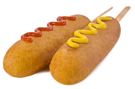 Corn dogの写真素材