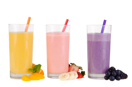 Fruit smoothiesの写真素材