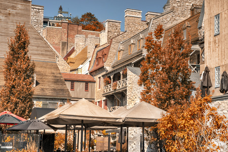 Quebec city, Canada.の写真素材