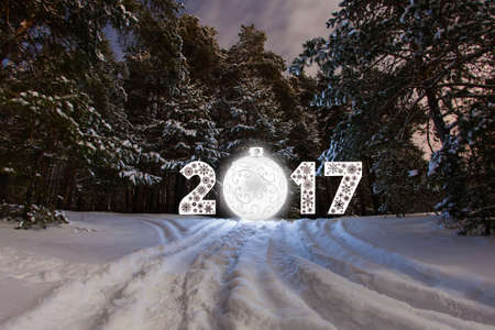 2017 New Year greeting cardの写真素材