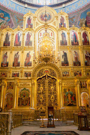 Kaluga, Russia - Jan 29, 2017. The church Kaluga Holy Trinity Cathedralのeditorial素材