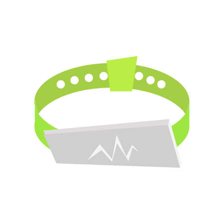 Fitness band, hand bracelet symbol sign icon on backgroundのイラスト素材