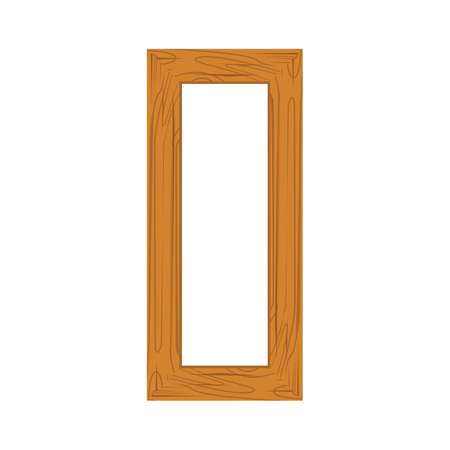 Wooden frame illustration.のイラスト素材