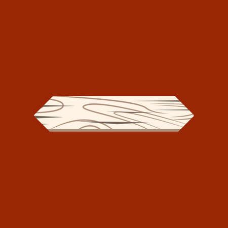 Wood Sign icon cartoon isolated on white backgroundのイラスト素材