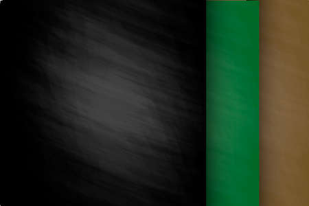 Chalk board set in the style of realismのイラスト素材